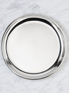 CB2 Stainless Steel Server Plate - New - Rare/Discontinued